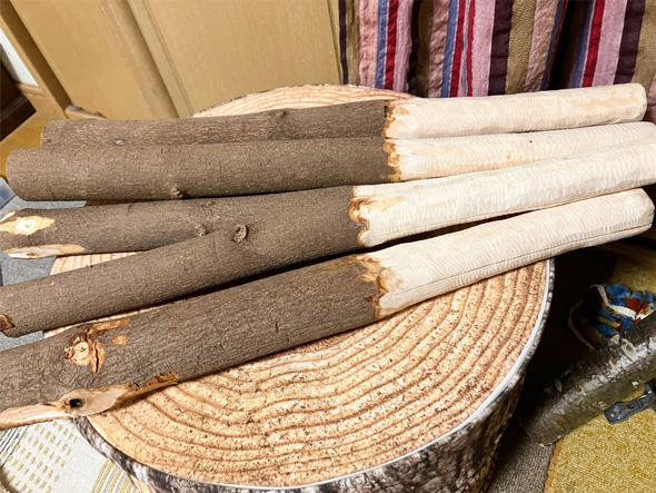 母 こん棒 欲しい 祖父に作らせた DIY