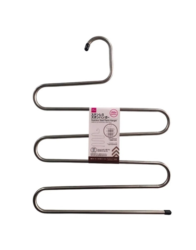 ダイソーのステンレスズボンハンガーがマフラーやストールの保管にぴったり