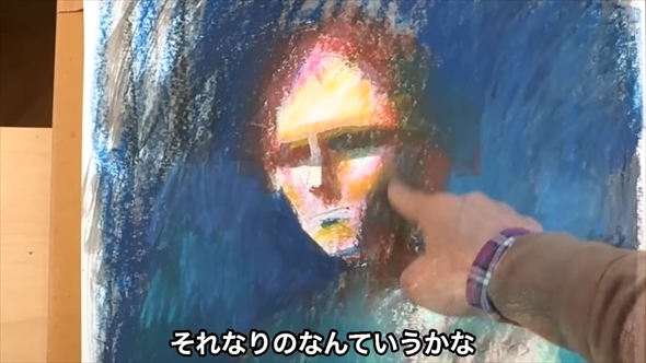 開運クレヨン画 Eng sub] How to draw a beautiful seascape with crayons for