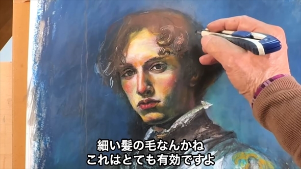 8色だけで銀色のメタリックな輝きを再現するおじいちゃん先生