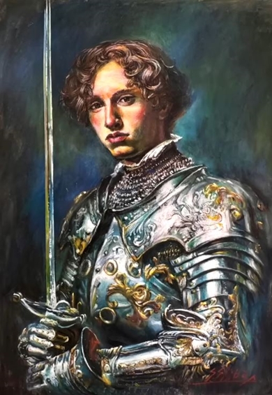 8色だけで銀色のメタリックな輝きを再現するおじいちゃん先生