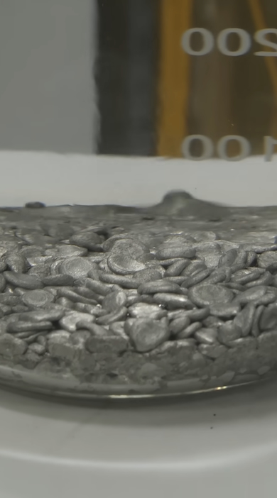 泡立つウッドメタル