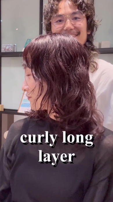 カット後の女性