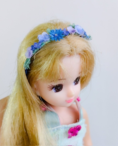 ドール用ミニチュアのヘアアクセサリー