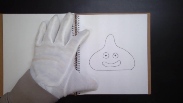 手書きのスライムのイラスト