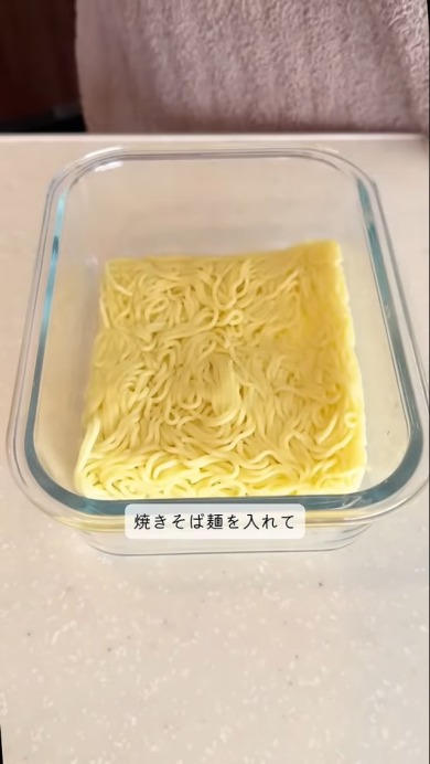 ズボラ焼きそばのレシピ