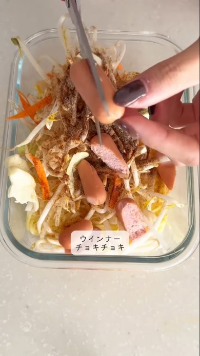 ズボラ焼きそばのレシピ