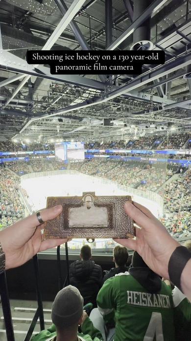 120年前のカメラでホッケーの試合を撮影してみたら