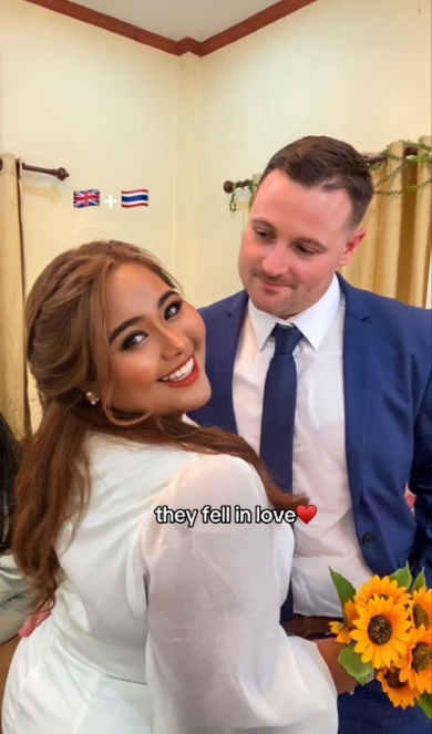 パパとママの結婚式の様子