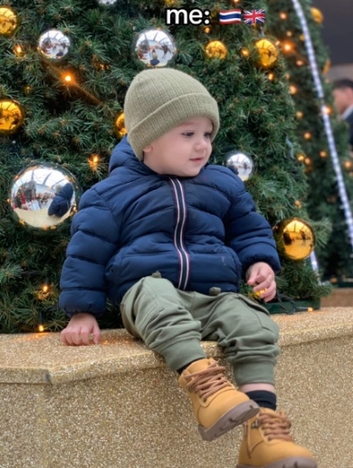 タイとイギリスの子ども