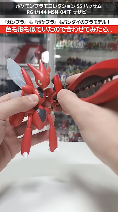 ハッサムに取り付け