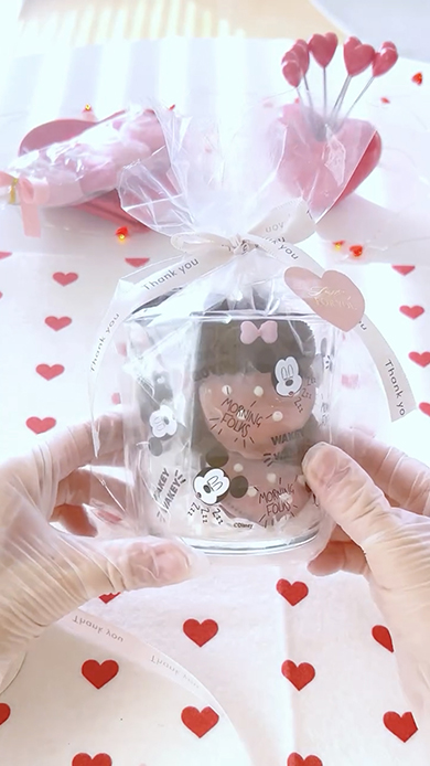 オレオを使ったミッキー＆ミニー風アレンジ