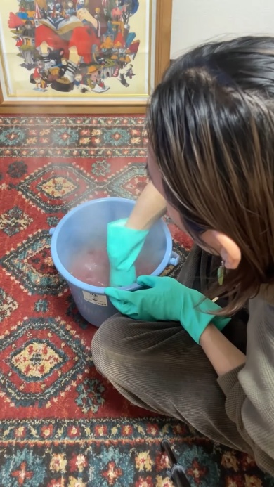 染色液をつくる