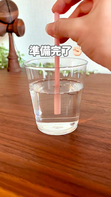 おうち実験「水中シャボン玉」