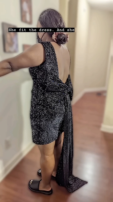 小さいドレスのリメイク方法