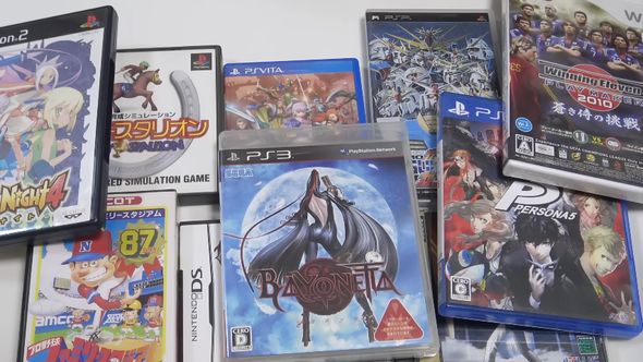 ジャンク袋に入っていた10本のゲームソフト