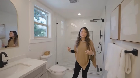 改装後のバスルーム