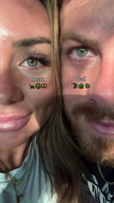 ママとパパの瞳