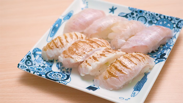 エンガワのお寿司