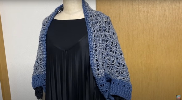 カーディガンを編む