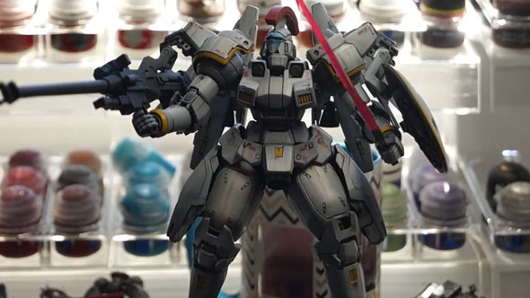 ガンプラのジオラマに“塗装のプロが初挑戦”…… 圧倒的なテクニックに