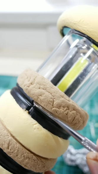 パティの質感出し