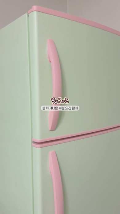 冷蔵庫のリメイク塗装