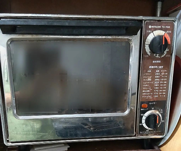 年代物のレトロオーブン