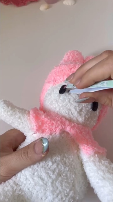 靴下でマイメロディ