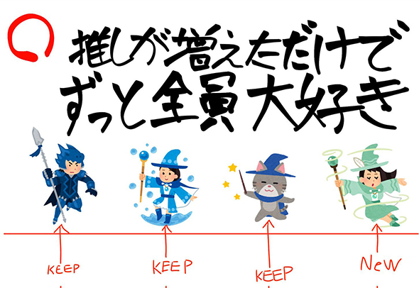 新しい推しができたときのオタク