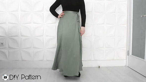 サーキュラースカート・基本の着方