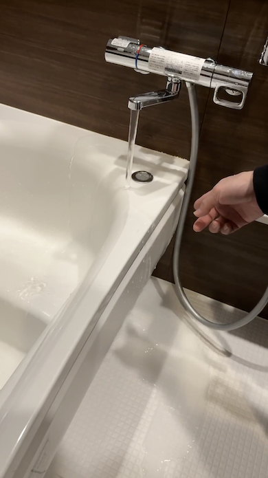 お風呂の蛇口の欠陥