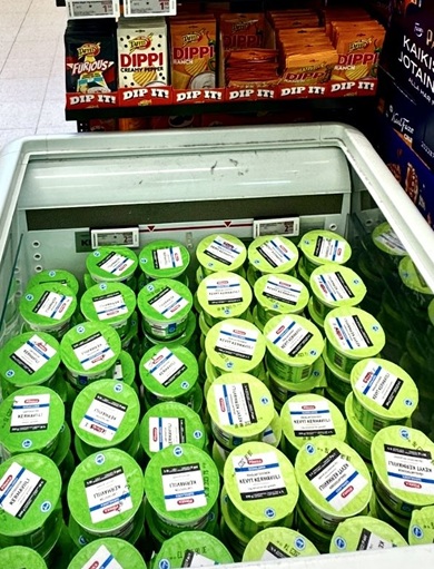 フィンランドで販売されている食べ物ケルマヴィーリ