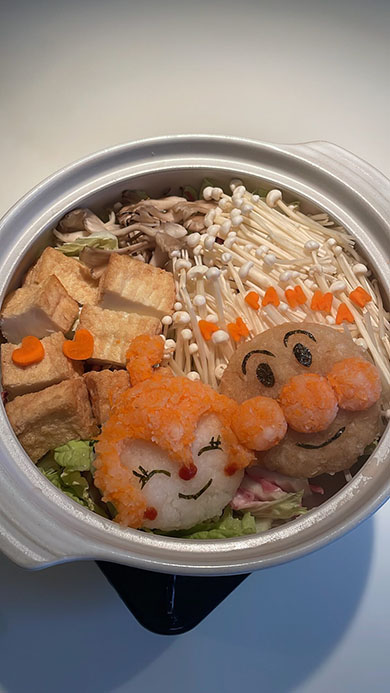 アンパンマンのみぞれ鍋