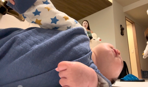 子育て 写りこみ