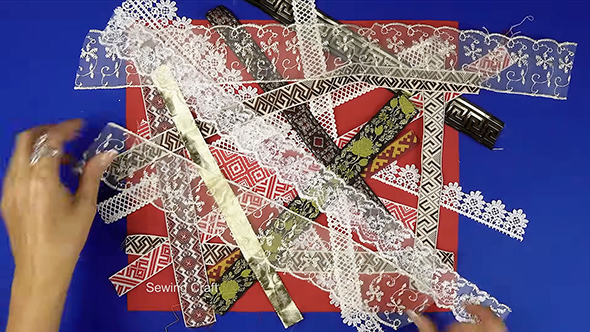 ハギレレースで作るおしゃれなポーチ