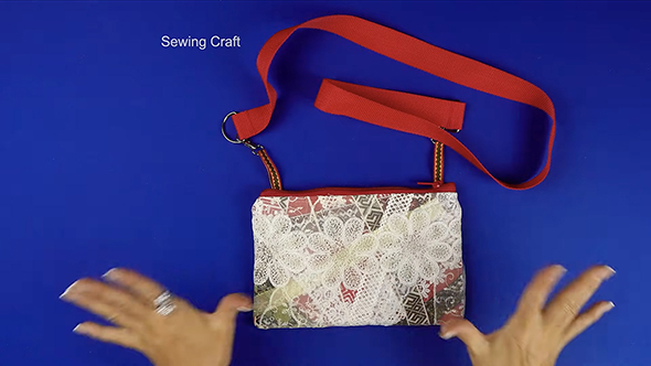 ハギレレースで作るおしゃれなポーチ