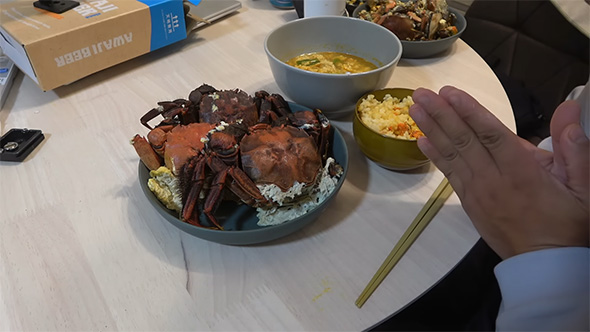 カニづくしの料理