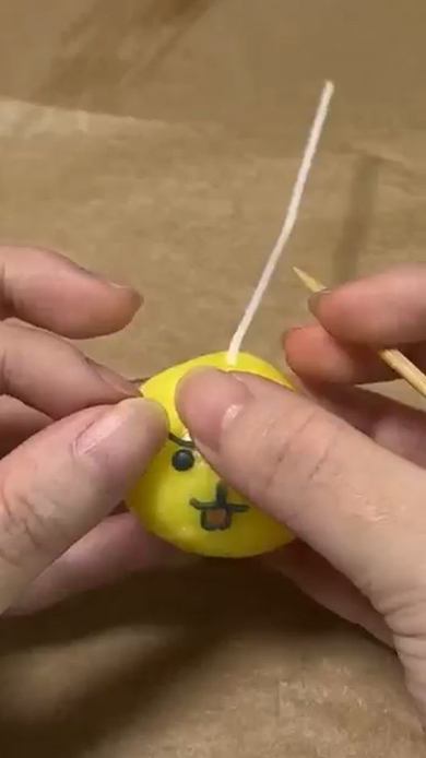 LINEの絵文字をキャンドルで作ったら……