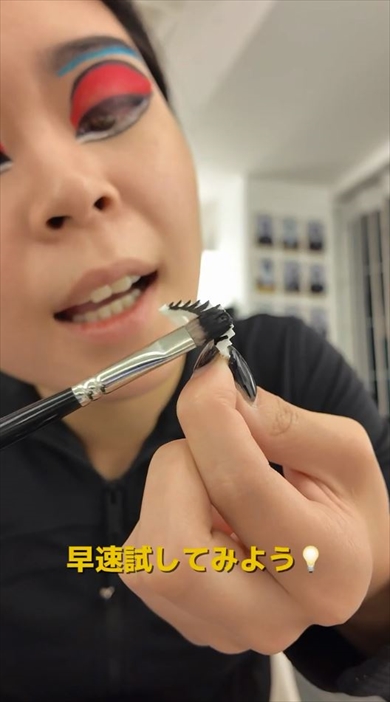 シルク・ドゥ・ソレイユで働く日本人ダンサーのメイク動画