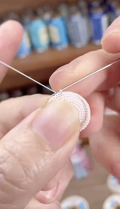 超極細かぎ針編み