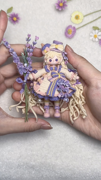 超極細かぎ針編み