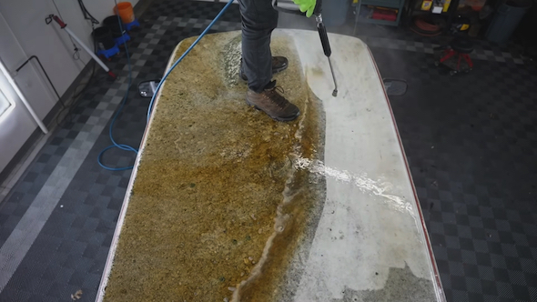 洗車 海外 バン クルマ