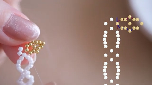 ビーズアクセサリーの作り方