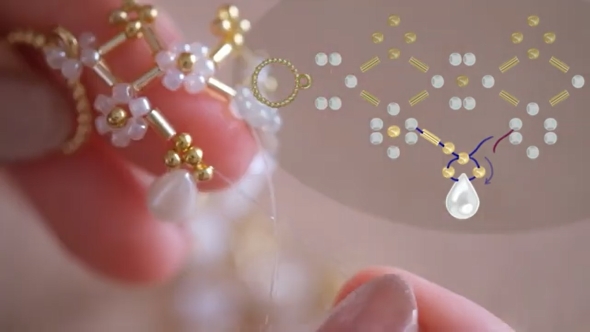 ビーズアクセサリーの作り方