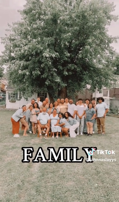 三世代が大集合した写真