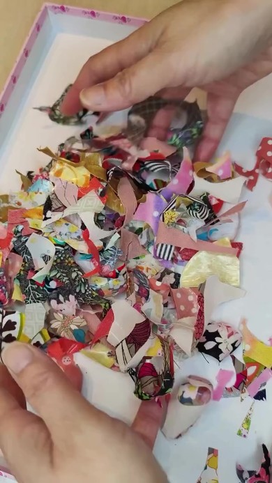 たくさんのハギレ