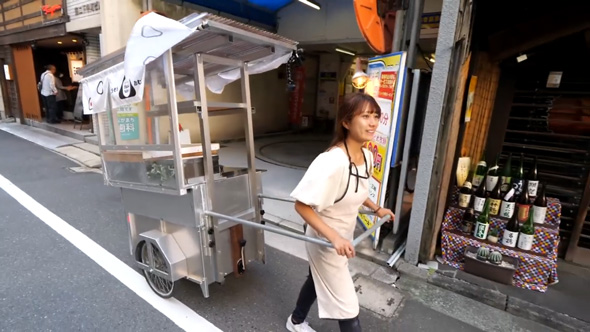 ワンオペ おむすび 屋台 27歳 女性 手作り おにぎり専門店 that's rice 広島