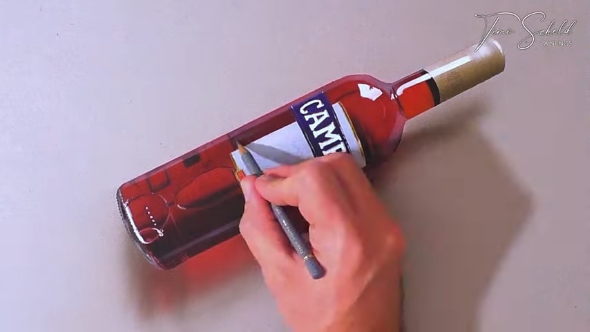 丁寧に縁を描いていきます