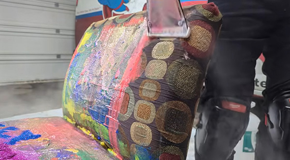 パワフルな吸引力……！